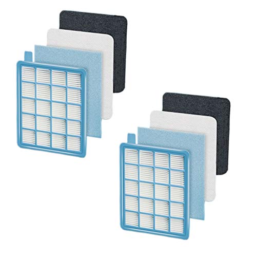 Wessper Filtros HEPA Activo de Repuesto para aspiradoras Philips, sustituye a la Pieza número PowerPro Compact FC8470, FC8471, FC8472, FC8473 y FC8058/01