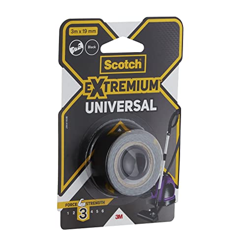 Scotch 4105W19 SUPREME Gewebeband zum Basteln und Kennzeichnen, beschriftbar, Obermaterial: Stoff, 19 mm x 3 m, weiß Cover