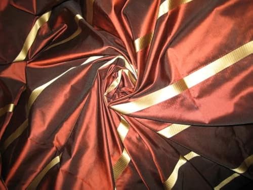 Tissu taffetas de soie marron chocolat haut de gamme pour haute couture
