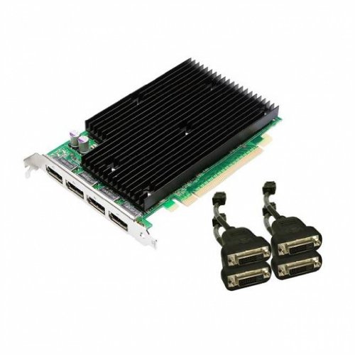 Carte Quadro NVS 450 PNY 4head DDR3 pour affichage multi-écrans fluide