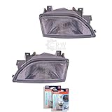 Halogenscheinwerfer rechts EISENFELS Bundle Set 69598572 Scheinwerfer rechts & links + Leuchtmittel H4 Classic kompatibel mit Escort V Cabriolet ALL