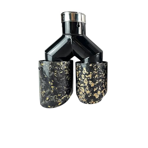 Tuyau d'echappement de voiture universel 63mm avec double embout Y