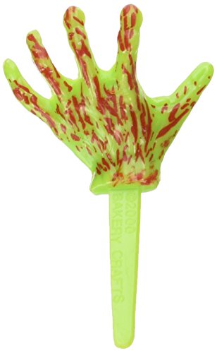 Cake Decorating H-101 12-Count Halloween Monster Hand Cupcake Picks cover