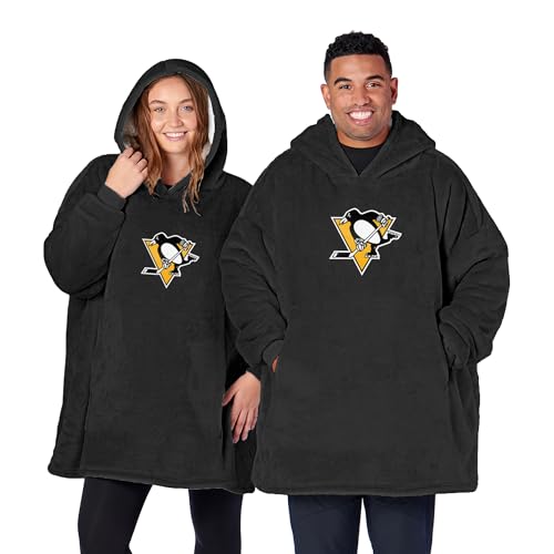 NORTHWEST Moletom com capuz NCAA Hoodler de lã de ovelha grande com logotipo bordado da equipe, pulôver de pelúcia com bolso