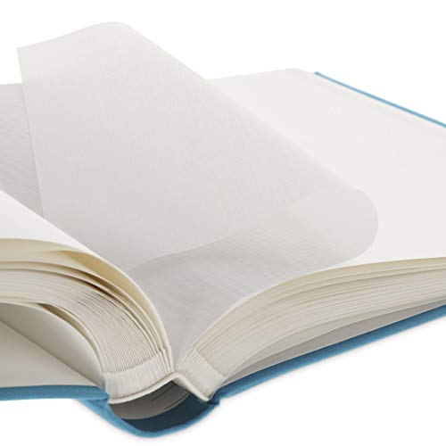 Hama Fotoalbum mit Stoffeinband 30x30 cm (Jumbo Fotobuch mit 100 weißen Seiten, Photoalbum mit Pergamin-Trennblättern… – Bild 5