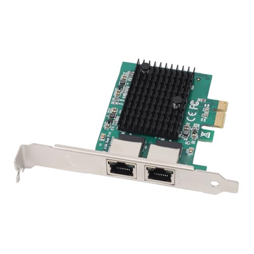 Carte Réseau PCIe 2.5G Double Port RJ45 AMONIDA Adaptateur Ethernet RTL8125B