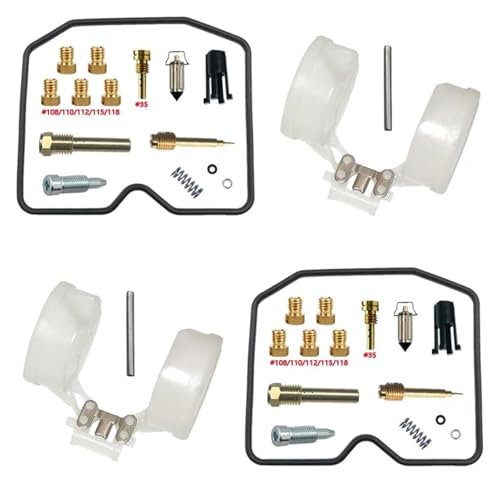 Kit réparation carburateur KLE500 membrane et flotteur haute précision pour moto