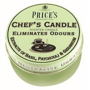 Chef's Eliminates Odours Candle by Price's 25hr Drum