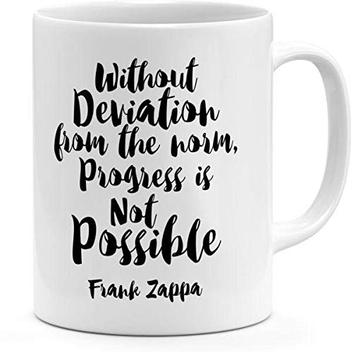 Without Daviation Progress Is Impossible Quote Mug