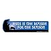 Jesus is the Reason for the Season Bumper Magnet
