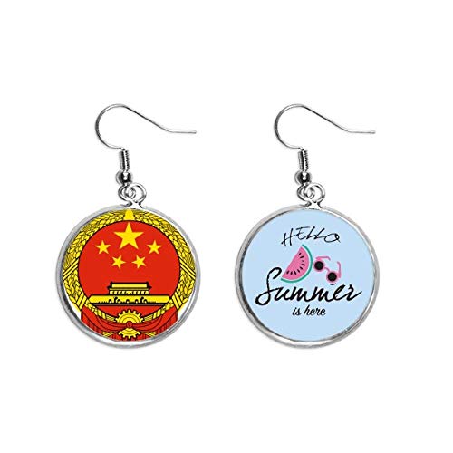 Pendientes de sandía y accesorios de moda para el lóbulo estilo China