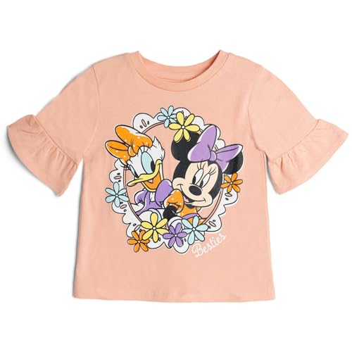 Image of Disney Mickey Mouse & Friends Girls' 2-Piece T-Shirt and Shorts Set for Baby & Kids
