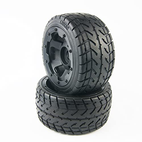 TITRACING Rear On Road Wheel Tire on 6 Spoke Wheels fit HPI Baja Rovan Buggy 5B SS King Motor&hellip;