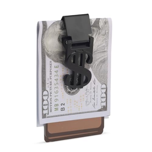 Fashion Metal Men's Money Clip - Stainless Steel Money Clip for Men Wallet Money Clip Cash Card Holder Cash Folder