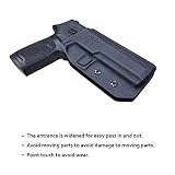 P320 Kabura OWB Kydex for Sig Sauer P320 Carry / P320 Full Pistolet Case, Zewnątrz pasa Carry, With 1.5-2 Inch Belt Clip, P320 Akcesoria (Black, Right Hand Draw)