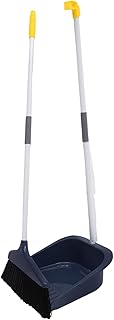 OUNONA Weiches Borsten Kehrset Mit Langem Stiel Langlebiger Haushaltsbesen Und Kehrschaufel Ergonomisch Für Innen Außen Platzsparend Für Zuhause Und Garage