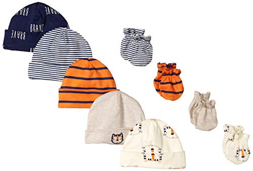 Gerber Unisex-Baby 8-Piece and 9-Piece Cap and Mitten Sets