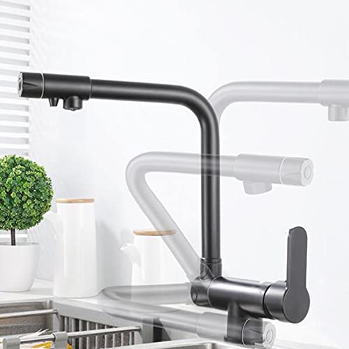 Robinet cuisine mural orientable en laiton pour remplir les grandes marmites