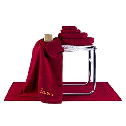 frottana Pearl Waschhandschuh 15 x 20 cm aus 100% Baumwolle, Ruby 3er Set – Bild 4