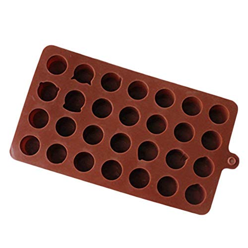 Image of Glamaxy Silicon Emoji Shaped Chocolate Silicone Mold for Making Jelly, Ice, Fondant, Creative DIY's, Kitchen Tool Baking Accessory | Cake Baking Mold | Bakeware Chocolate Moulds (Pack of 1)