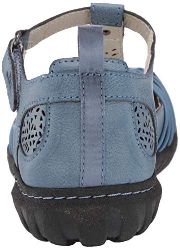 Jbu By Jambu Womens Sahara T-Strap Mary Jane Flat, Light Denim, 8.5 Us #TOP2