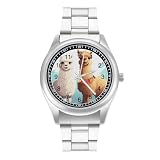 FekiLoot Minimalist Llama Alpaca Watch for Men Women