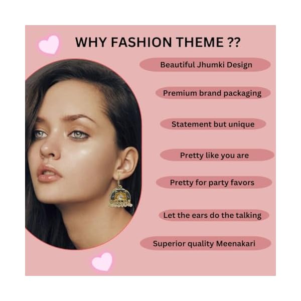 Fashion Theme Pearl Drop Jhumki Style Earrings for Women Fashion - Image 5