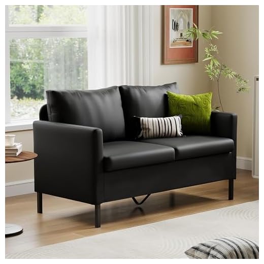 TYBOATLE Modern Faux Leather Couch