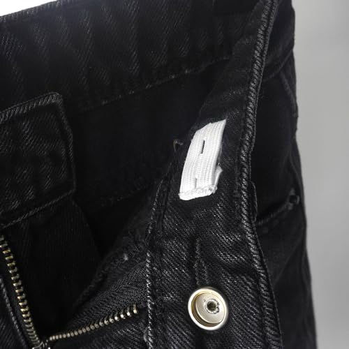 KIDSCOOL SPACE Little Big Boys Denim Shorts,Elastic Band Inside Ripped Knee-Length Jean Summer Pants3