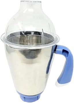 Preethi Blue Leaf Platinum 1.7 Liter Stainless Steel Large Jar Dome Lid