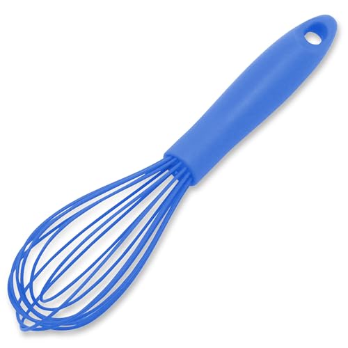 Image of Chef Craft Premium Silicone Wire Cooking Whisk, 10.5 inch, Blue