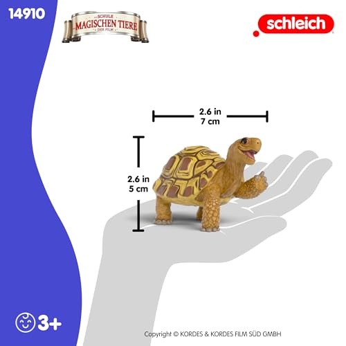 schleich DIE Schule DER MAGISCHEN Tiere | Henrietta 14910 | Tierfigur Schildkröte aus dem Film | detailgetreue Sammelfiguren | Geschenk für Kinder & Sammler | ab 3 Jahre | 7 x 4 x 5 cm