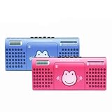 ALTAVOZ INTEGRADO Y MICRÓFONO: este reproductor de cassette de radio retro también actúa como una grabadora para que pueda grabarse cantando si lo desea, grabar y escuchar su interpretación gracias al micrófono incorporado