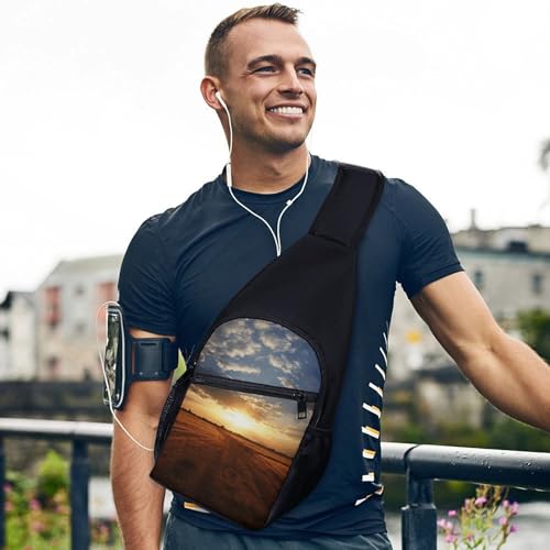 Mochila tipo bandolera ligera para senderismo y viajes miniatura 3