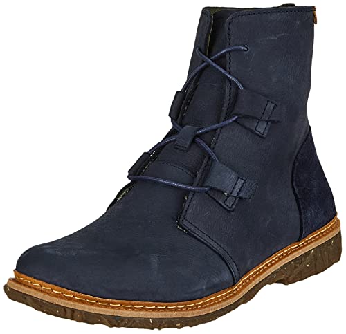 El Naturalista Para Mujer. 254701NF0005_0B0 Botines De Piel N5470 Angkor Marino (40), Plano, Cordones, Casual