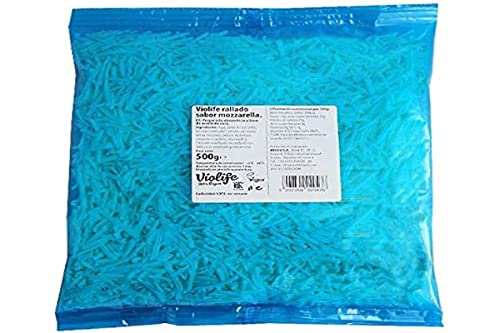 VIOLIFE 670437 RALLADO Vegano Sabor Mozzarella, 500 g, Bambú