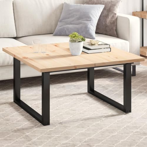 AUVYI Esstisch Ersatztischplatte 90x90x2,5 cm 2 STK. Tischplatte Rechteckig Couchtischplatte Restaurants Bartisch Platte für Gewerbliche Zwecke Beistelltisch Platte Braun Massives Kiefernholz