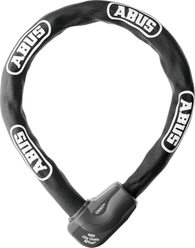 ABUS Candado de cadena Granit CityChain XPlus 1060   candado de acero endurecido para bicicletas   nivel de seguridad 15