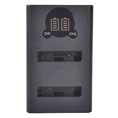 DSTE Caricatore doppio USB con display LCD