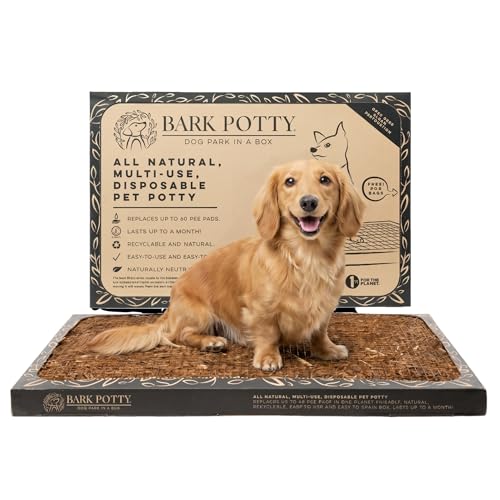 Bark Potty Dog Training Box Disposable Toilet Tray