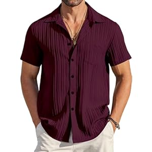 NexaFlair Casual Shirt for Men||Popcorn Shirt for Men||Spread Collar|| Men Stylish Shirt