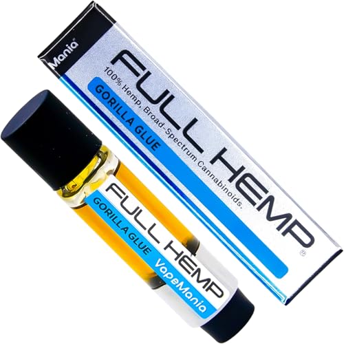 VapeMania FULL HEMP ���L�b�h CBD CBN CBG Vape �J�[�g���b�W �Z�x85% 1ml �J���i�r�m�C�h850mg (GORILLA GLUE) ���Z�x �׃C�v �t�� �w���v �t���w���v �������� �j�R�`���Ȃ� �^�[���Ȃ�