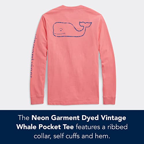Image of vineyard vines Men's Long Sleeve Vintage Whale Pocket T-Shirt