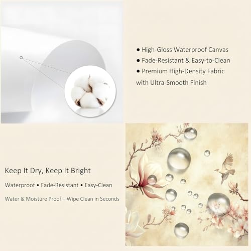 Tableau oiseau grand format pour sublimer un mur blanc