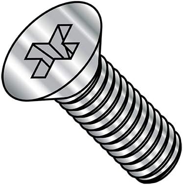 6-32X3/8 Phillips Flat Machine Screw Fully Threaded 18 8 Stainless Steel (Pack Qty 5,000) BC-0606MPF188 by Shorpioen