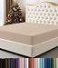 Fitted Sheet (Twin - Beige) - Brushed Velvety Microfiber, Breathable, Extra Soft and Comfortable - Wrinkle, Fade, Stain and Abrasion Resistant - Hotel Quality by Utopia Bedding