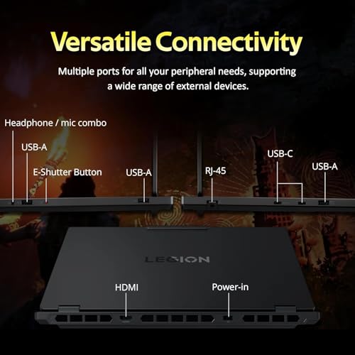 Image of Lenovo Legion 5 Gen 10 RTX 5070 Gaming Laptop, 15.1 inch WQXGA 165Hz, AMD Ryzen AI 7 350, 64GB DDR5 RAM, 2TB SSD, RGB Backlit KB, RJ-45, Wi-Fi 6, Bundle with PCO Laptop Cooler, Black, Windows 11 Home