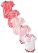 Nautica Baby-Girls Newborn Baby Girl 5 Pack Assorted Bodysuits