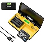 ENEGON NP-W235 20W Dual-Akku-Schnellladegerät-Set (2 x 2600 mAh) für X-T5, X-T4, GFX100 II，GFX100S II, GFX 100S, GFX 50S II, GFX100RF， VG-XT4 sowie X-H2S，X-H2 und X-S20