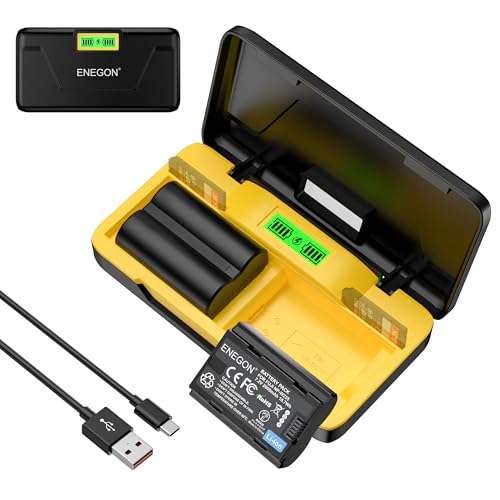 Chargeur rapide 20W pour NP-W235 avec 2 batteries ENEGON 2600 mAh pour GFX100 II